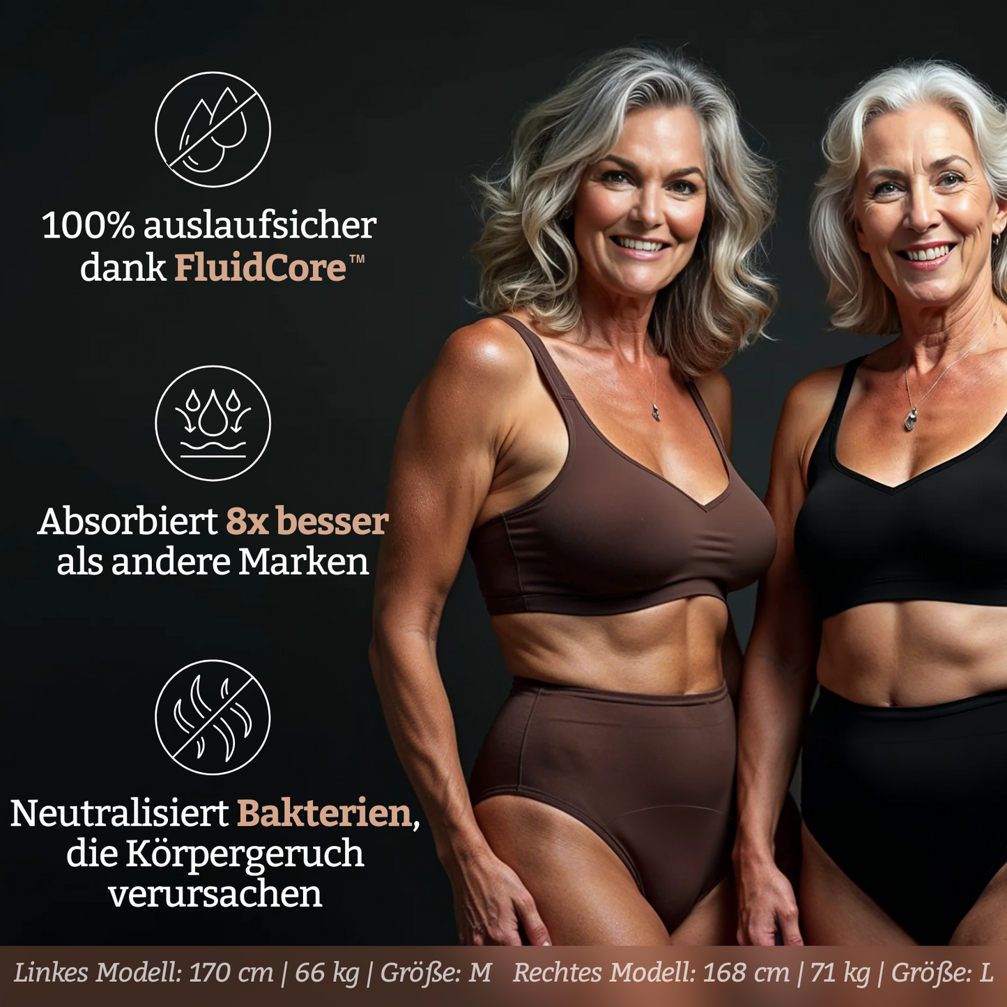 Vera's Legendäre Auslaufsichere Unterwäsche (5er-Pack)
